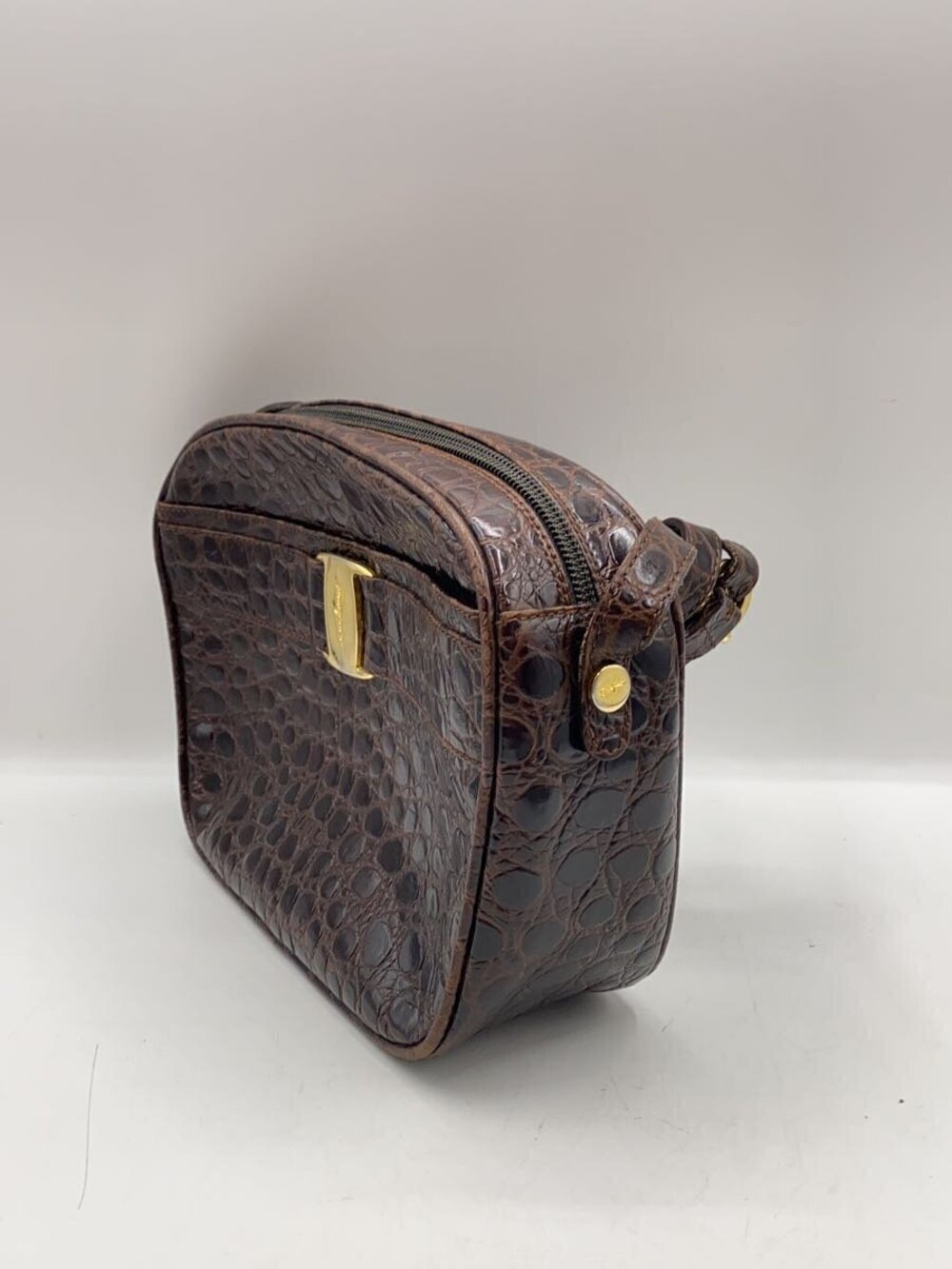 Salvatore Ferragamo Shoulder Bag Brown - Picture 2 of 6